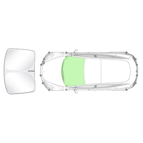 Pare-soleil de voiture Tesla Model 3 Y 2020-2023 pare-soleil de fenêtre latérale argenté