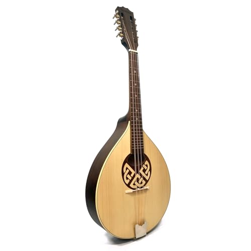 The Dannan Celtic Mandola with Gig Bag - Tenor Mandola with Celtic Knot inlaid Scratch Plate