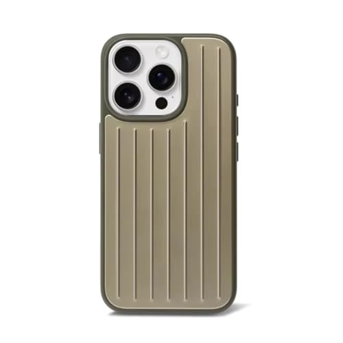 Coque iPhone 14 Pro antichoc de luxe titanium doré emballage cadeau chic inclus