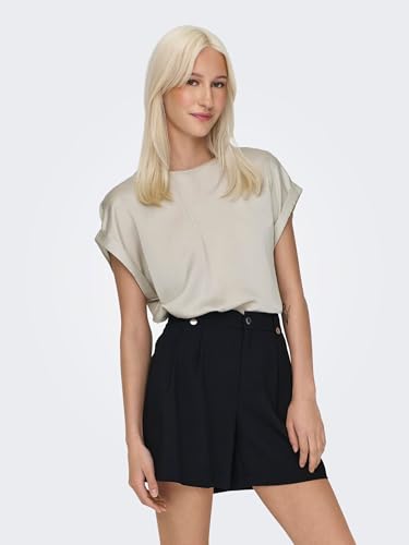 ONLY Onllieke S/S Satin Mix Top WVN Noos – Ansicht 2