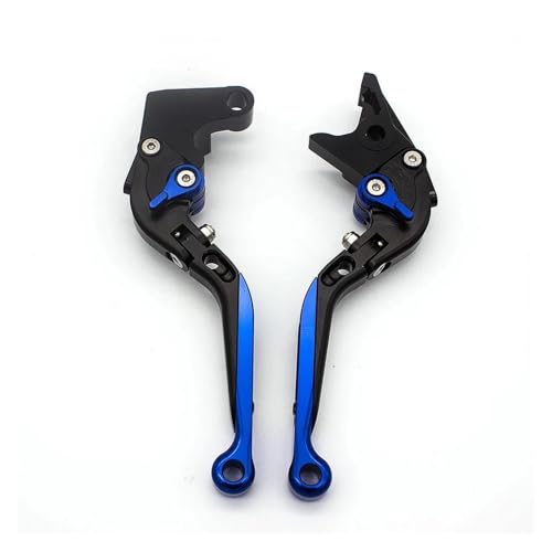 Levier de frein moto pliable contre la casse pour GL1800 Goldwing 1800 DCT aluminium CNC bleu
