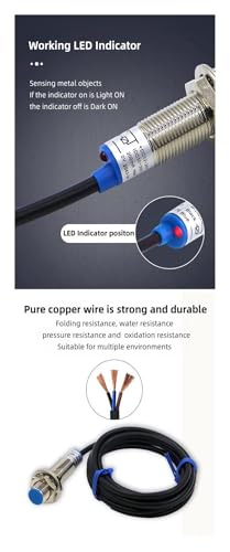 Capteur de proximité M12 inductif FR12-4DN avec commutation NPN rapide 10-30V - 4