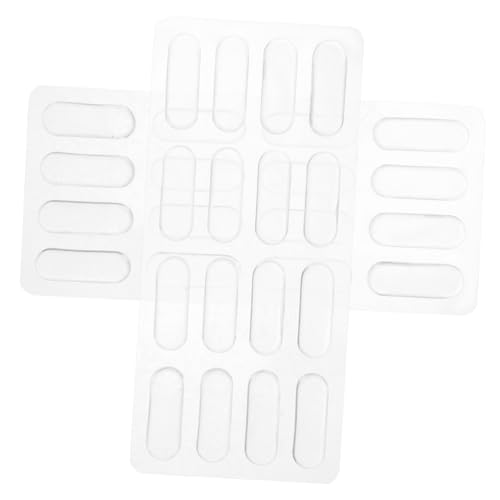 HOLIDYOYO Rubber Bumper Strips for Cabinet Doors 2pcs Door Stoppers Adhesive for Tables Walls