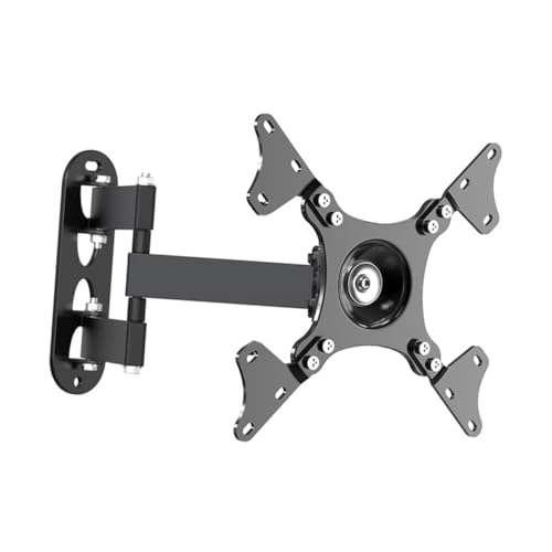 Support mural TV ajustable noir SOIMISS fixation écran 15kg installation facile