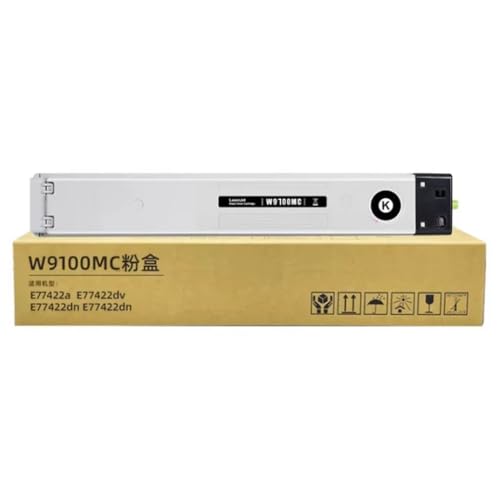 Toner compatible W9100 contre les textes ternes sur MFP E77422DN et E77428DN
