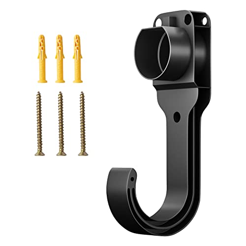Aourow Support Cable Voiture Electrique, Support Mural Norme UE pour Câble Recharge Voiture Electrique, Durable WallBox Support Mural de Type 2 pour Câble avec des vis Solides et des Matériaux ABS Cover