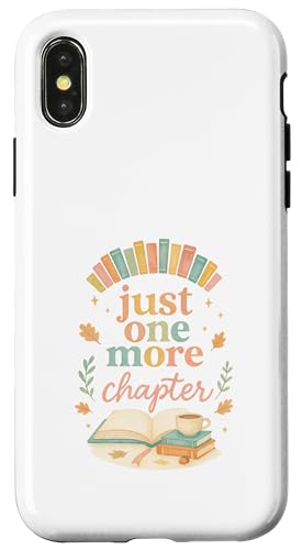 Just One More Chapter Cozy Book Lover Reading & Coffee X}zP[X iPhone X/XS p