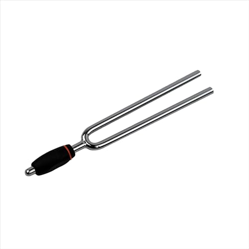 Tuning Fork Pitch Reference Tool, Metal Acoustic Resonance Fork for Instrument Tuning, Frequency Check, Pitch Calibration, Practice, Studio, Repair Bench, and Performance Setup (Tone A)