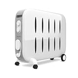 1 SUPRA CERAMINO 1522 – Radiateur mobile à chaleur douce, 1500W, jusqu\'à 20m2, thermostat mécanique, programmable, anti-surchauffe, anti-basculement, blanc.