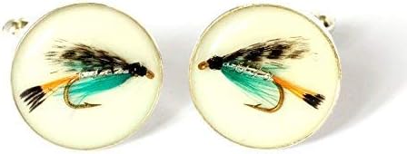 Fly Fishing Cufflinks, Fishing Cufflinks, Angling Cufflinks