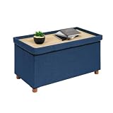 B FSOBEIIALEO 30 Inch Ottoman with Tray Top