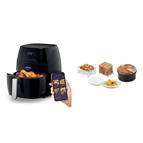 Ufesa AF5000 Phantom Freidora de Aire sin Aceite con WIFI, 5L, Co...