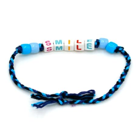 XAM Handmade Friendship Bracelet with Colorful Braided Cord and Acrylic Alphabet Beads - Adjustable for Daily Wear or Gifts - Main Image