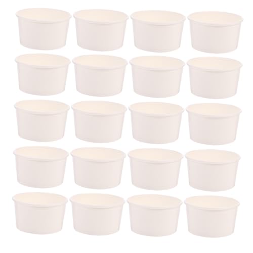 FRCOLOR 100pezzi Bicchieri Di Carta Per Bicchieri Usa e Getta Per Dessert Yogurt e Budini Per Feste e Eventi