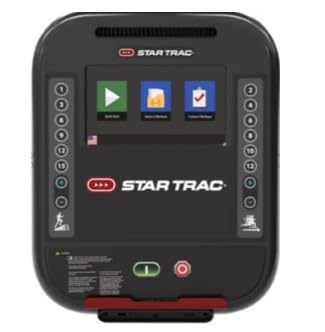 Image of Star Trac 4 Series Upright Bike w / 10 inch Touch Display - New