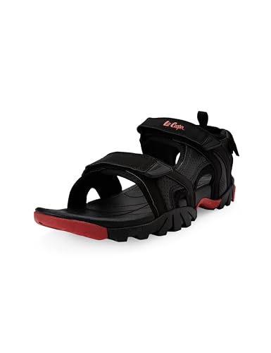 Image of Lee Cooper LC9686E Men's Leather Sandal I Comfortable | Stylish Sandal for Men's Office & Business