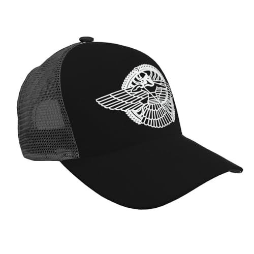 Assyrian Symbol Mesh Baseball Cap - Classic Adjustable Peaked Cap, Trucker Hat for Men and Women