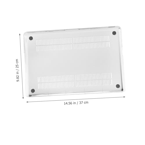 Funda para MacBook Pro transparente de alta resistencia NUOBESTY 7