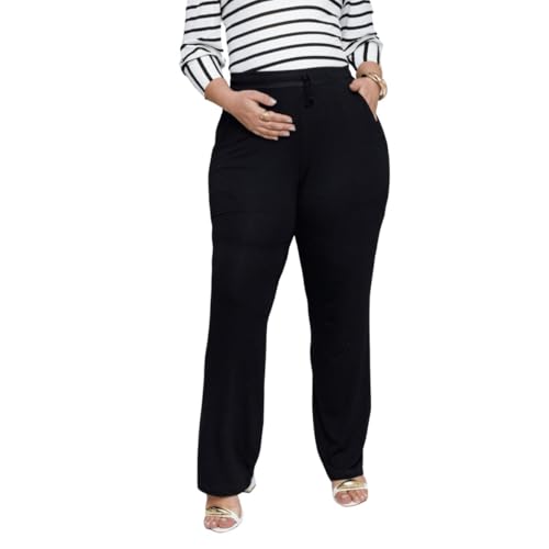 Calça gestante forrada com bolso possui corda e elástico regulador cintura ajustável ao crescimento barriga tecido viscolycra calça para grávida (BR, Alfa, M, Regular, Regular, Padrão, Preto)