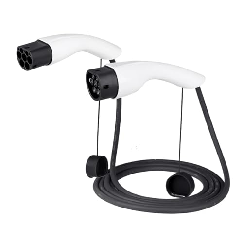 EV �[�d�퉄���P�[�u�� 16A 4KW 1 �� Type2 �� ���X - �I�X�d�C�����ԃR�[�h 5 ���[�g���P�[�u���[�d�X�e�[�V�����p(Grey)