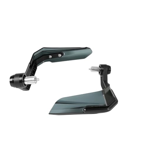 Protège-mains moto alu CNC noir de haute précision pour guidon universel
