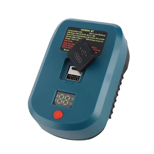 Adaptador de batería de litio de 18V con salidas USB y Tipo C SEAFRONT 6