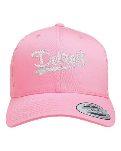 Gorra Trucker Bordada City of Detroit Michigan Pride