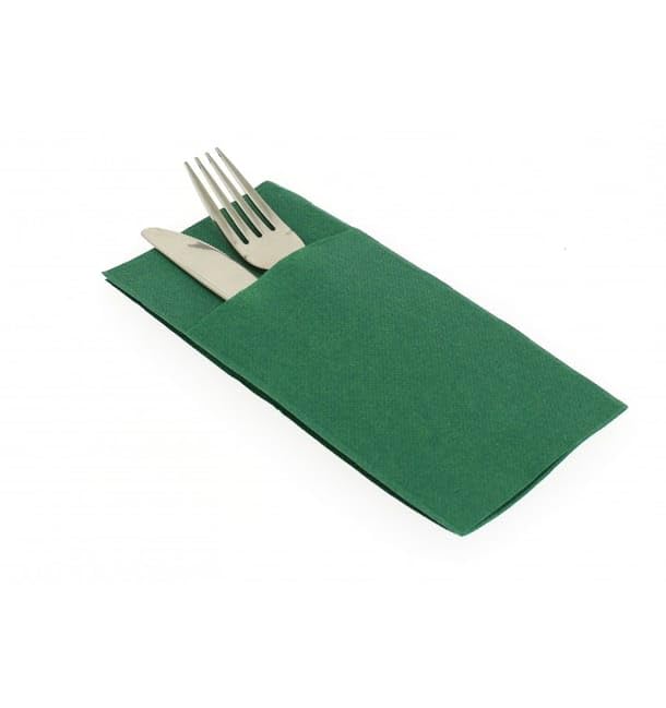 Servilletas Canguro Punta Punta 40 * 40 2 capas- Caja 960 uds. 100% Celulosa (Burdeos)