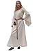 Produktbild Battle-Merchant Mittelalter Kleid Burglinde, Damen, Trompetenärmel, Baumwolle, Unterkleid, Langarm, bodenlang, Kostüm, Natur, Gr. XXL