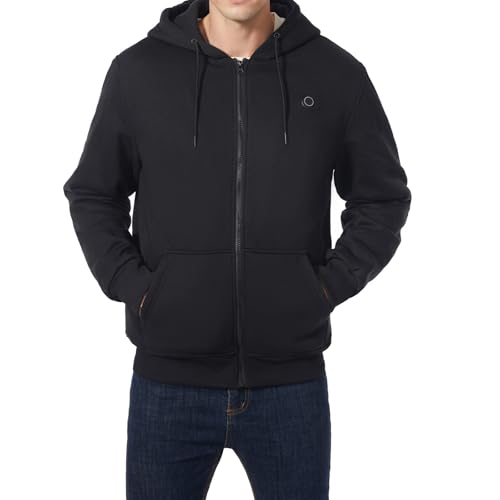 Heated Fleece Hoodie Jackets for Men Women Winter Zip Up USB Warming Coat Outdoor Smart Heating Sweatshirt Unisex3