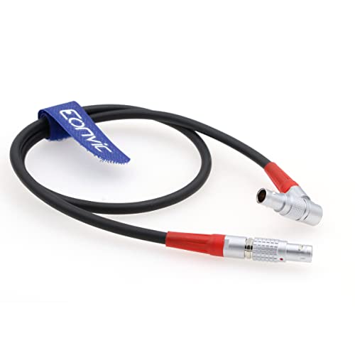 EONVIC Preston Light Ranger 2 Data Cable to MDR3/MDR4 Serial 0B 4Pin to Rotable 4Pin Right Angle Cable, Red, 23.6inch/60CM