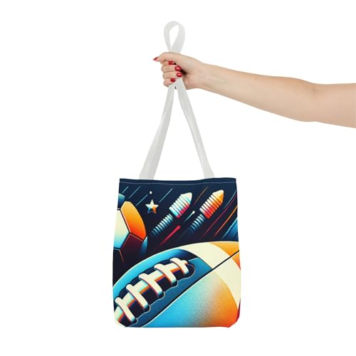 JULA MANSA/Sporty Graphic Tote Bag, Gym Bag, Sports Fan Gift, Stylish, Fun Weekend Tote, Summer Outings, Eco-Friendly Fashion4