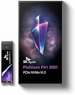 SK hynix Platinum P41 1TB PCIe NVMe Gen4 M.2 2280 Internal SSD l Up to 7,000MB/S l Compact M.2 SSD Form Factor SK hynix SSD - Internal Solid State Drive with 176-Layer NAND Flash