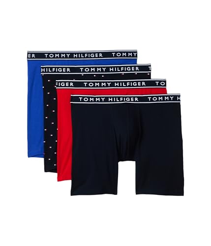 Tommy Hilfiger Men's Cotton Stretch 4-Pack Boxer Brief