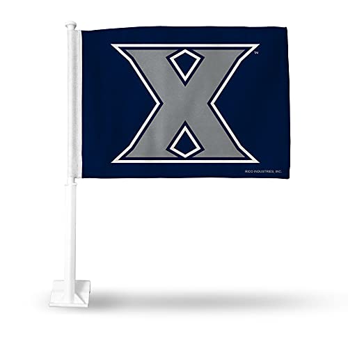 Rico Industries NCAA Xavier Musketeers Standard Double Sided Double Sided Car Flag - 16