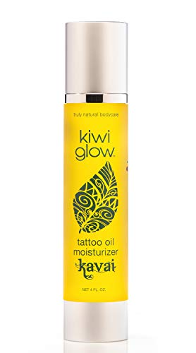 Kiwi Glow Tattoo Aftercare - Organic and All Natural - Handmade Tattoo care - Moisturizer with Sesame oil + Vitamin E Oil - Tattoo Brightener
