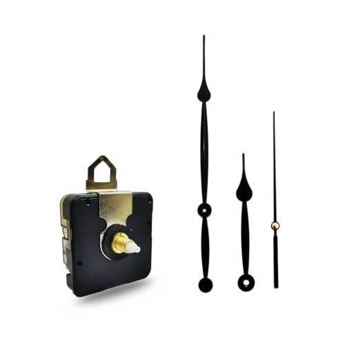 Image of Quartz Sweep Silent Movement Machine for Wall Clock - Wall Clock Needles Set Big, Wall Clock Machine and Hands Set Big (23.5x11.5x16cm) - Rado Style