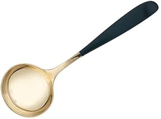 Cuillère à Pho, Louche à soupe Durable 304 18/8 Louche en acier inoxydable avec poignée confortable, mini-couleur à soupe de soupe à la poche de la couche de serveur7.4 pouces à soupe en acier inoxyda