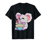 Kawaii Ramen Koala Vêtements Nourriture Cadeau Fille Anime T-Shirt