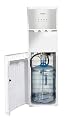 Igloo Bottom Load Water Cooler Dispenser - Hot, Cold, or Room-Temperature Water - Holds 3 or 5 Gallon Bottles - Child Safety Lock - Perfect for Homes, Kitchens, Dorms - White Stainless