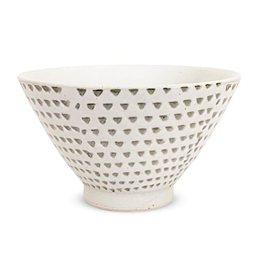 J-kitchens 勲山窯 茶碗 11cm 波佐見焼 日本製 粉引カンナ グリーン