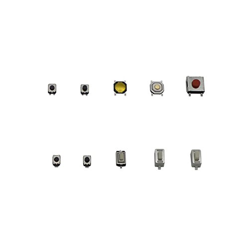 200 Pcs 10 Value Tactile Push Button Switch Micro Momentary Tact Assortment Kit #TOP2