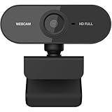 Webcam Full HD 1080p Com Microfone e Foco Automático Câmera USB para Computador Notebook e Desktop Ideal para Aulas Online Reuniões Streaming e Videoconferências Plug & Play Premium