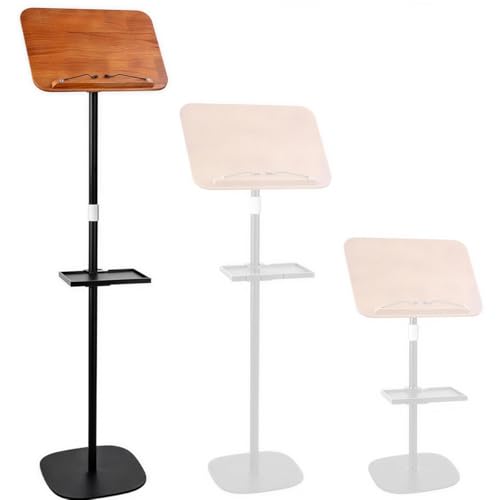 Rivosar Music Stands for Sheet Music Adjust Height 60cm to 140cm Black