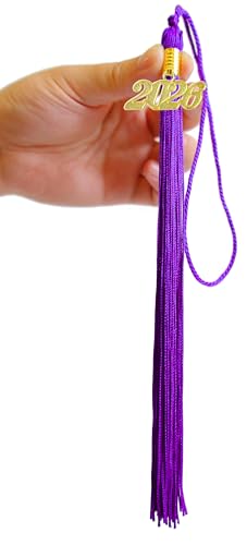 Image of 2026 Tassel Graduation,Purple Tassel 2026 for Grad Cap and Graduation Ceremony Accessory Decoration
