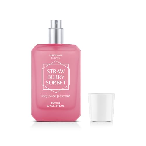 Image of Alternate Scents Strawberry Sorbet 60ML Perfume for Women 60ml | Long Lasting Eau de Parfum | Fruity Floral Musk Fragrance | Premium Women's Perfume for Daily Wear, Office & Gifting