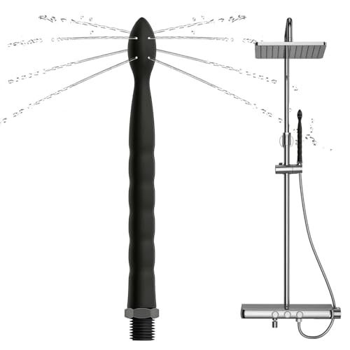 Analdusche für Duschkopf - 1 Stück Analdusche Aufsatz Brause Mit 8 Löcher Silikon Klistier Douche Reinigungswerkzeuge für den Intimbereich von Männern und Frauen