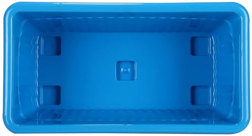 Image of NAYRA Plastic Window Planter - 14 Inch, Blue | Rectangular Planter for Home & Balcony Garden | Flower Pot for Home Plants and Gardens | Suitable for Home Gardening (Set of 2)