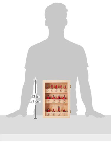 Freud 91-100: 13 Piece Super Bit Set, One Size, Perma-Shield Coating Red #TOP3