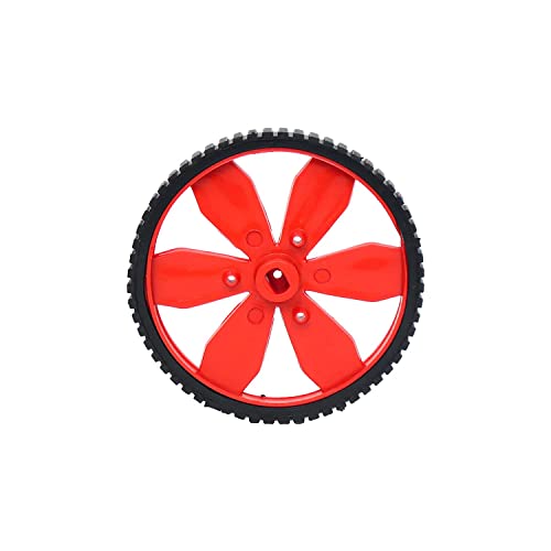 Image of Electronic spices 70X10 MM Pack of 4 Bo Robotic Wheel For Motor Toy Car Electronic School Collages Projects (70X10 MM)